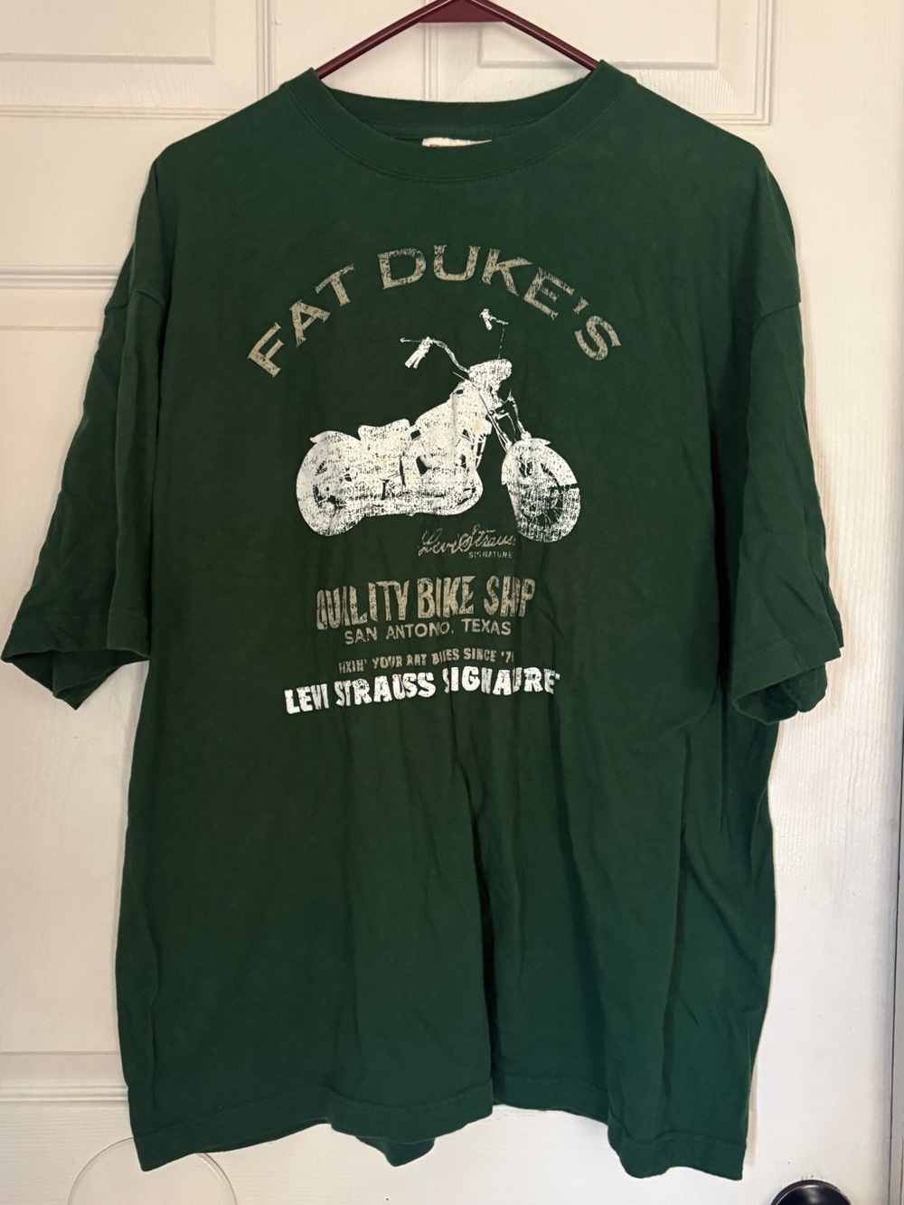 Levi's Green Short-Sleeve Motorcycle Graphic Tee